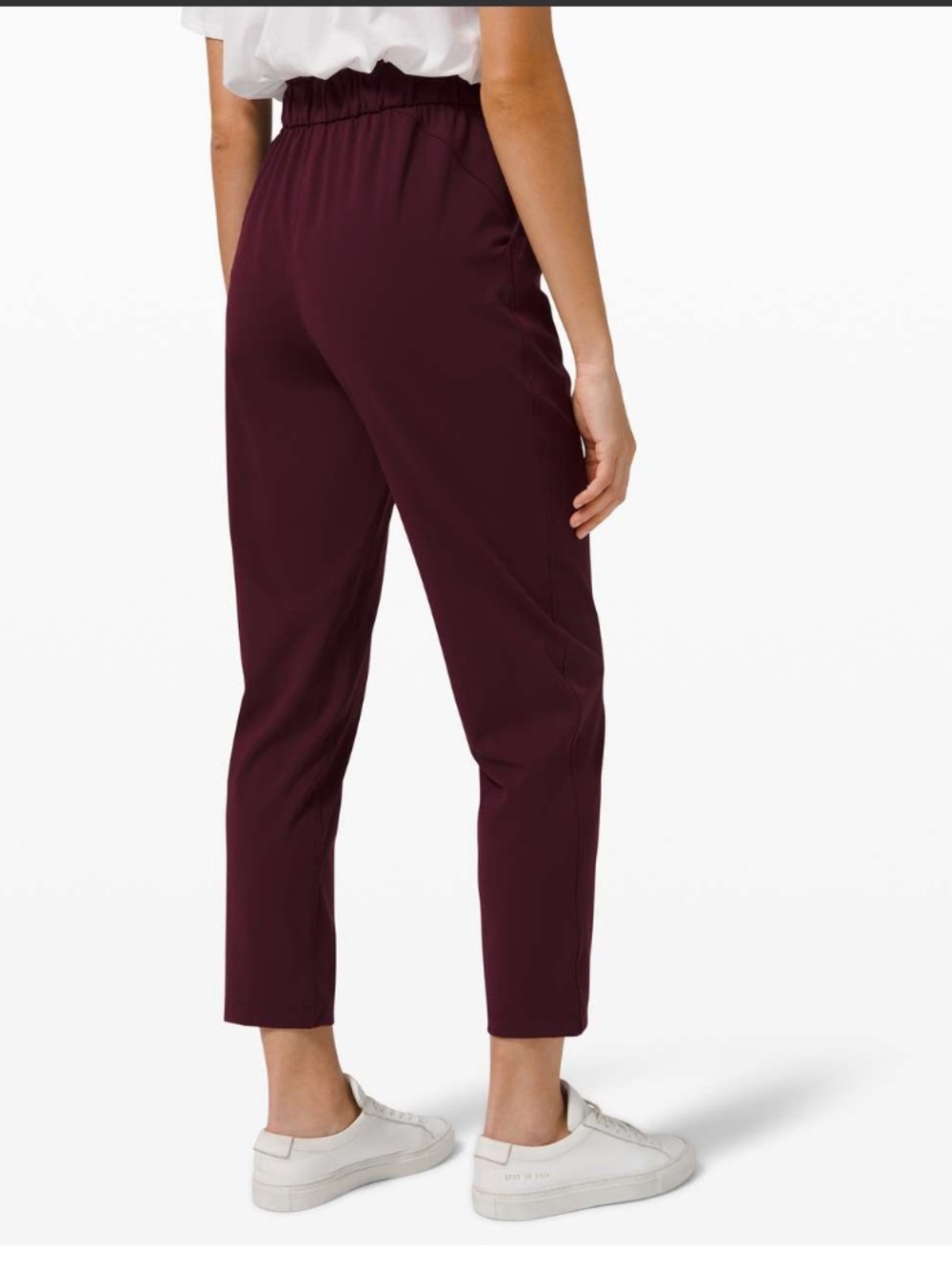 lululemon athletica Cropped Travel Pant - Deep Plum 6